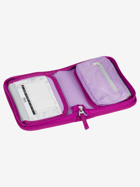 BAAGL  Lila iskolai tolltartó egyszintes Baagl Unicorn Kingdom