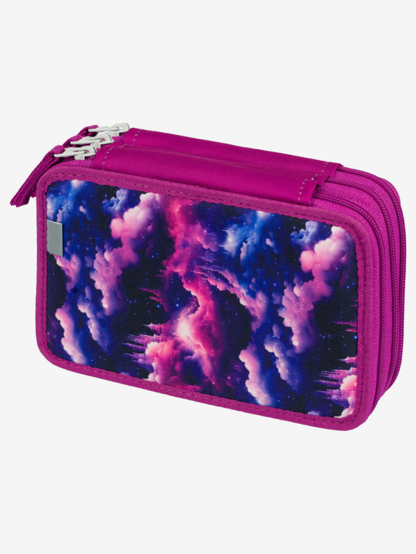 BAAGL  Lila iskolai tolltartó háromszintes Baagl Unicorn Kingdom