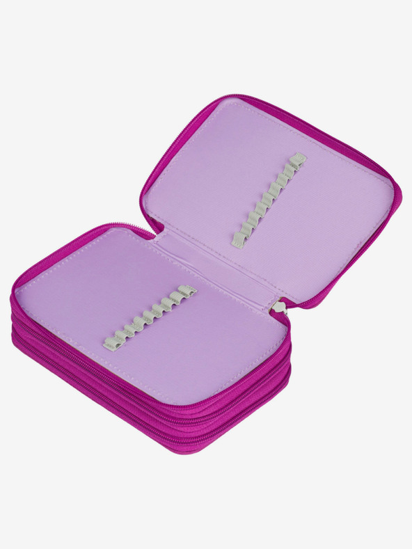 BAAGL  Lila iskolai tolltartó háromszintes Baagl Unicorn Kingdom