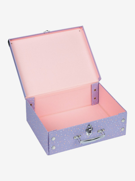 BAAGL  Lila Összecsukható iskolatáska szerelvényekkel Baagl Pets