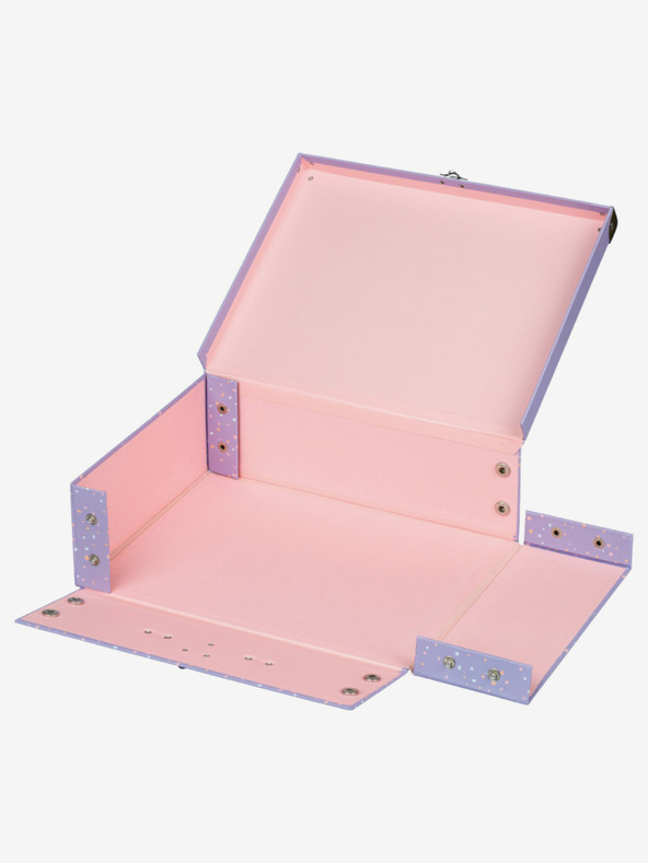 BAAGL  Lila Összecsukható iskolatáska szerelvényekkel Baagl Pets