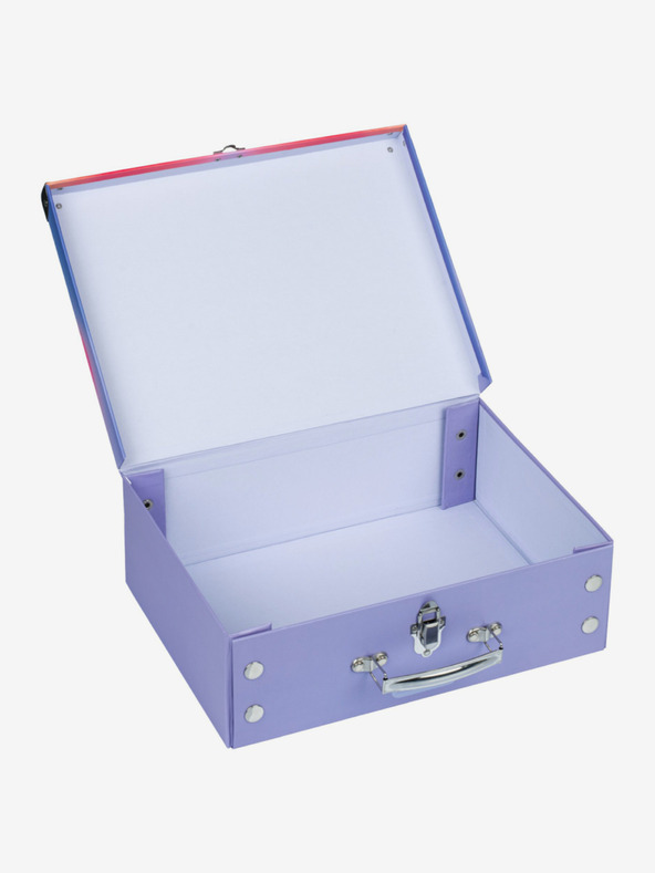 BAAGL  Piros összecsukható iskolatáska szerelvényekkel Baagl Hippie