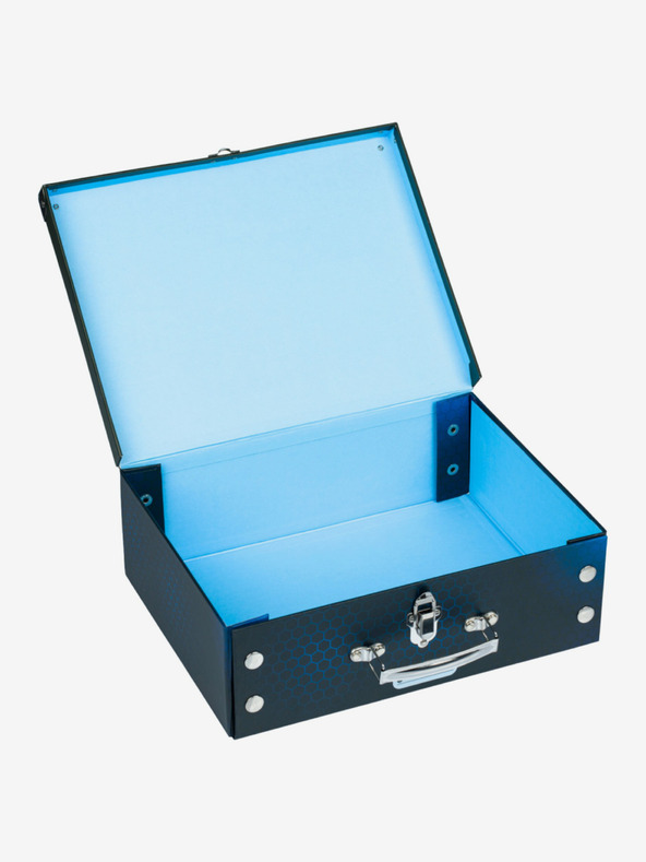 BAAGL  Kék összecsukható iskolatáska szerelvényekkel Baagl Motorbike