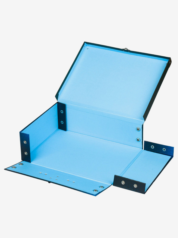 BAAGL  Kék összecsukható iskolatáska szerelvényekkel Baagl Motorbike