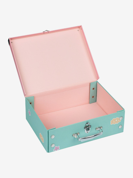 BAAGL  Rózsaszín összecsukható iskolatáska szerelvényekkel Baagl Rainbow