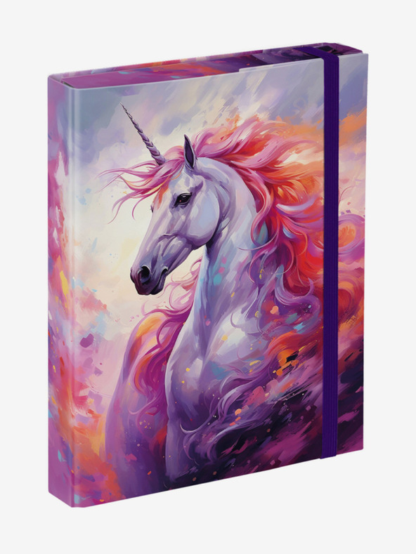 BAAGL  Lila A5 Baagl Unicorn Kingdom (Egyszarvú Királyság)