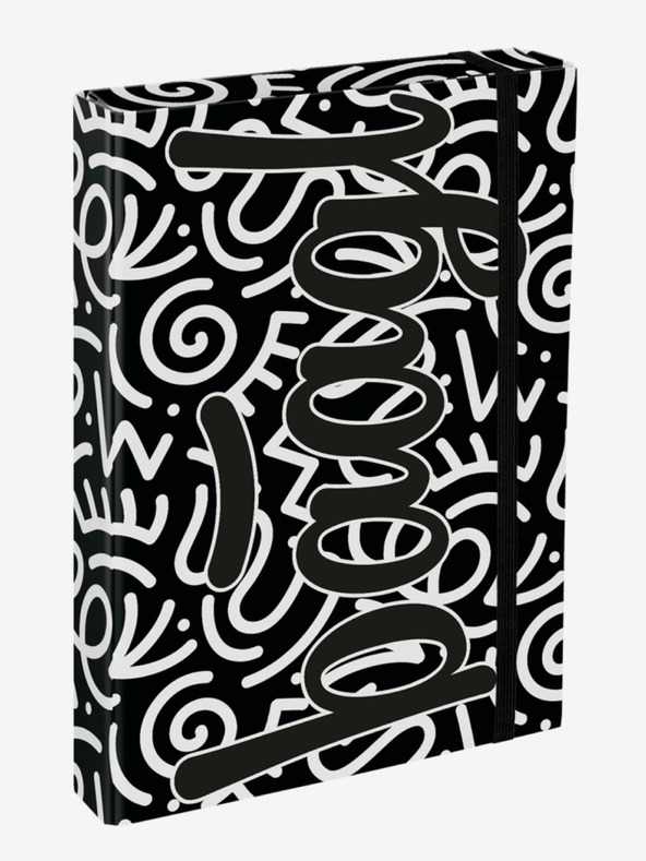 BAAGL  Fekete iskolai füzetborítók A4 Baagl Jumbo Element