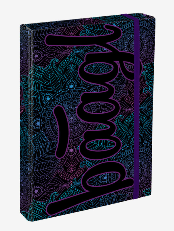 BAAGL  Fekete iskolai füzetborítók A4 Baagl Jumbo Zen