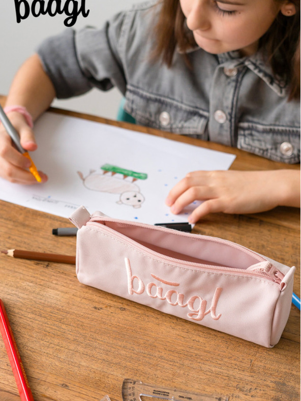 BAAGL  Krémszínű Diáktáska Baagl Creamy