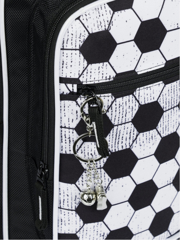 BAAGL  Fekete Iskolai hátizsák Baagl Cubic Goal