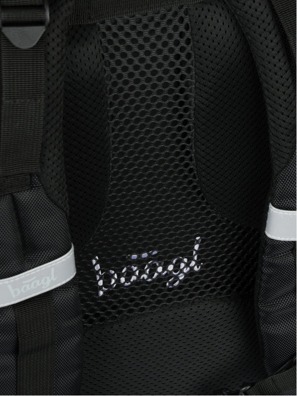 BAAGL  Fekete Iskolai hátizsák Baagl Cubic Goal