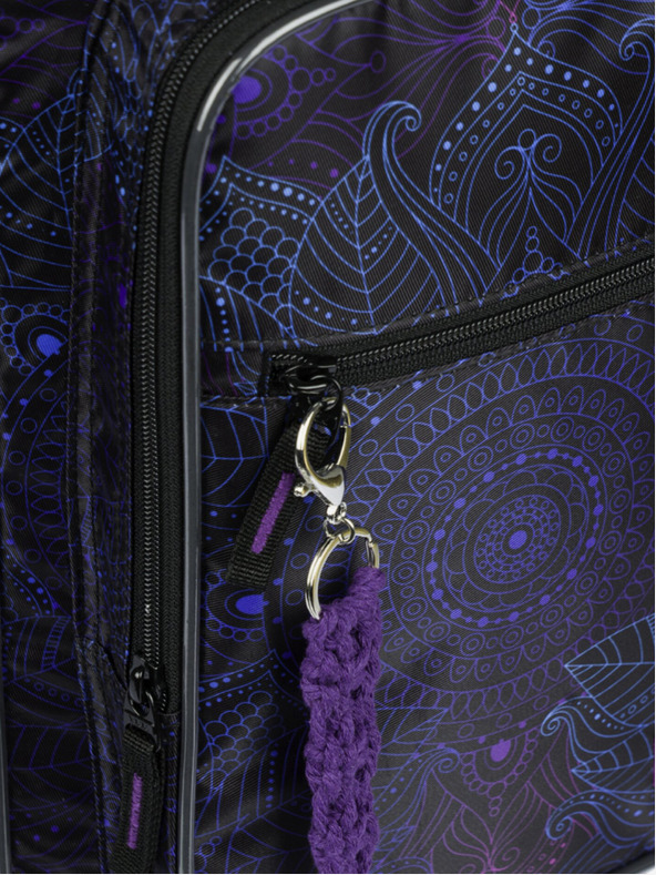 BAAGL  Fekete iskolai hátizsák Baagl Cubic Zen