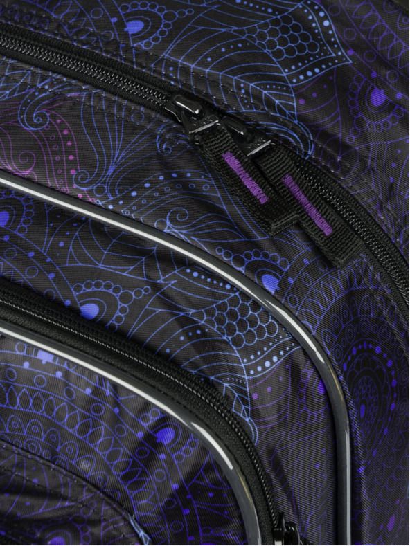 BAAGL  Fekete iskolai hátizsák Baagl Cubic Zen