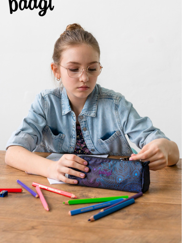 BAAGL  Fekete diák táska Baagl Zen