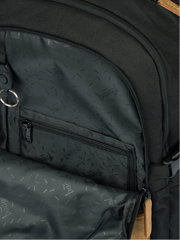 BAAGL  Szürke iskolai szett - hátizsák, tolltartó, táska Baagl Skate Darkness