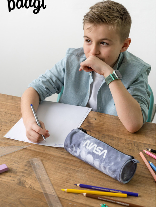 BAAGL  Szürke Diák táska Baagl NASA Szürke