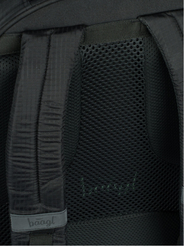 BAAGL  Fekete hátizsák Baagl Coolmate Zöld