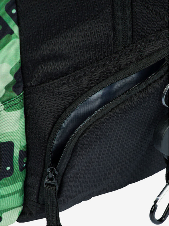 BAAGL  Fekete hátizsák Baagl Coolmate Zöld