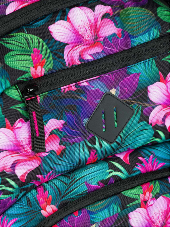 BAAGL  Rózsaszín virágos hátizsák Baagl Coolmate Paradise