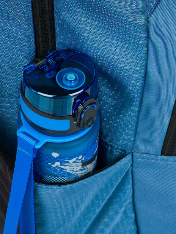 BAAGL  Kék iskolai készlet - hátizsák, tolltartó, táska Baagl Coolmate Ocean Blue