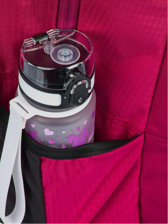 BAAGL  Piros iskolai szett - hátizsák, tolltartó, táska Baagl Coolmate Ruby