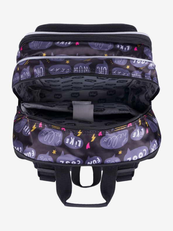 BAAGL  Fekete 3 szett tornacipő: hátizsák, tolltartó, táska Baagl