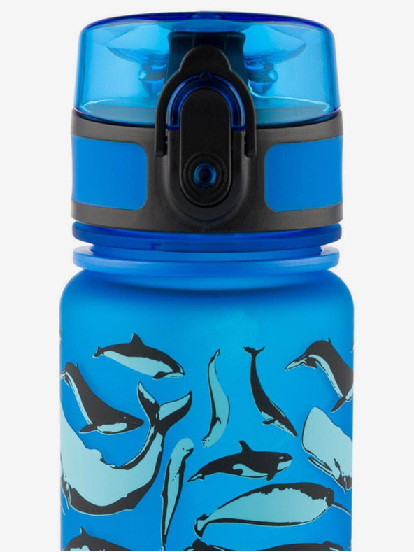 BAAGL  Kék Tritan bálna ivópalack, 500 ml Baagl