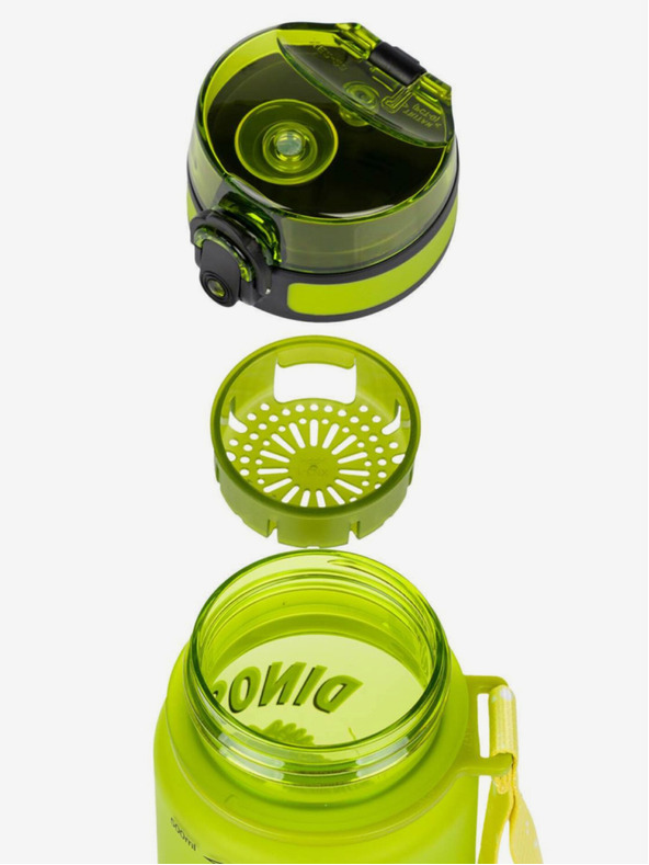 BAAGL  Zöld Tritan ivópalack Dinoszauruszok, 500 ml Baagl