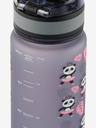 BAAGL  Szürke tritán ivópalack panda, 500 ml Baagl