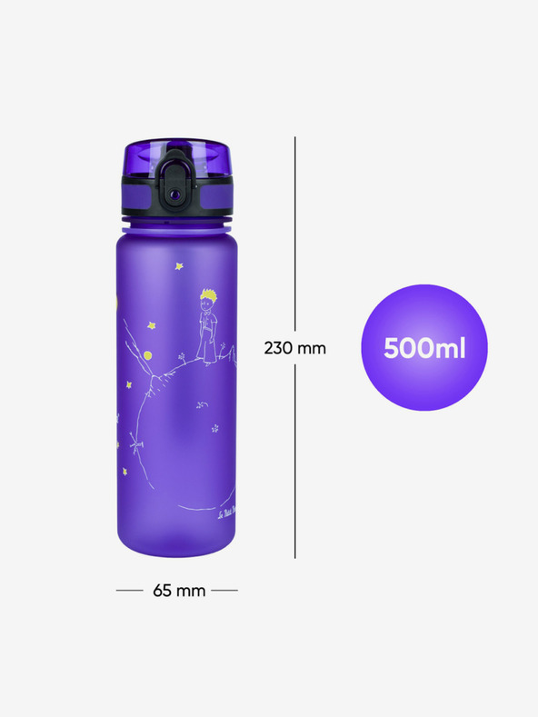 BAAGL  Lila tritán ivópalack kis herceg, 500 ml Baagl