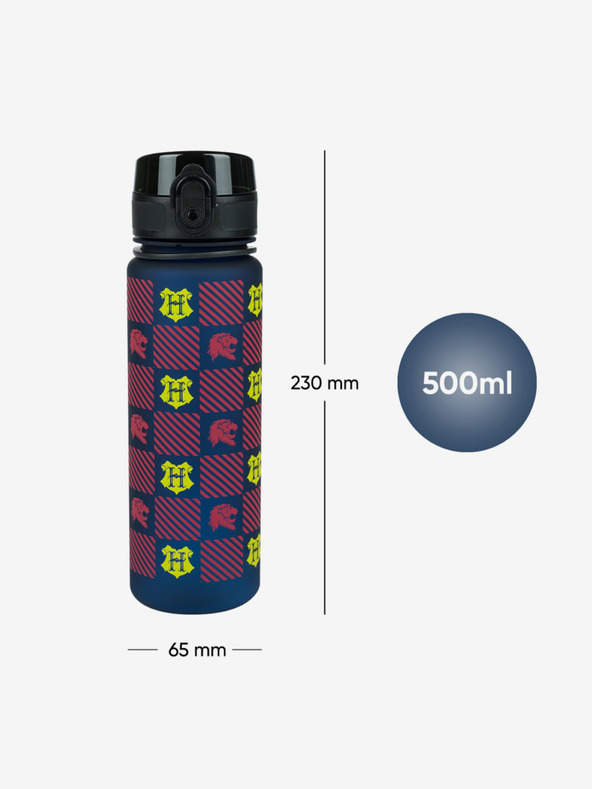 BAAGL  Kék tritán ivópalack Harry Potter nebelvir, 500 ml Baagl