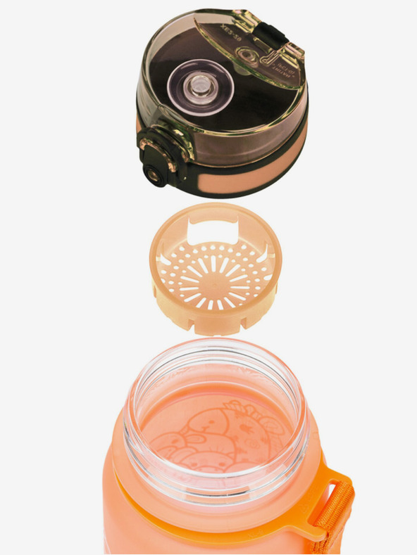 BAAGL  Narancssárga Tritan ivópalack Gradient Animals, 350 ml Baagl