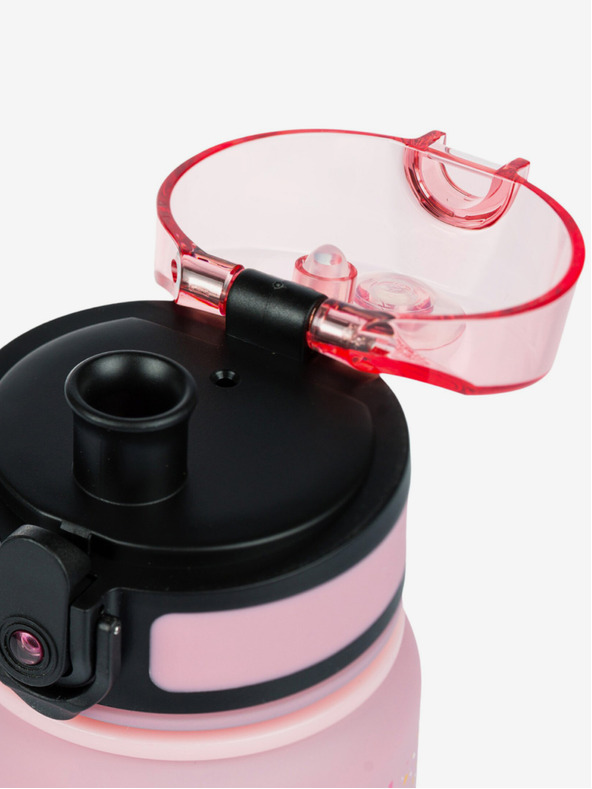 BAAGL  Rózsaszín tritán szivárványos gradiens ivópalack, 350 ml Baagl