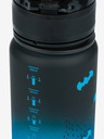 BAAGL  Fekete tritán ivópalack gradiens batman kék, 350 ml Baagl