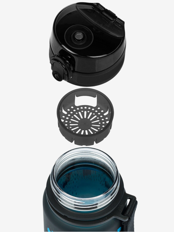 BAAGL  Fekete tritán ivópalack gradiens batman kék, 350 ml Baagl