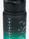 BAAGL  Zöld tritán ivópalack gradiens dino, 350 ml Baagl