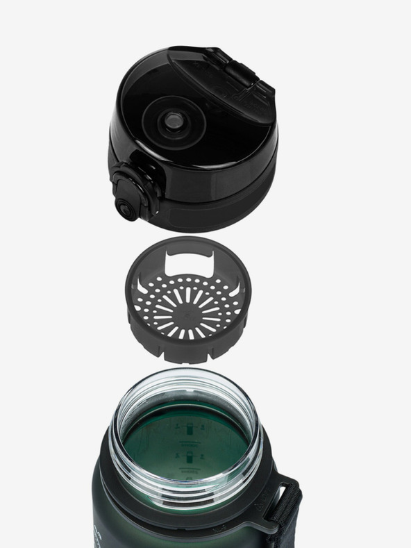 BAAGL  Zöld tritán ivópalack gradiens dino, 350 ml Baagl