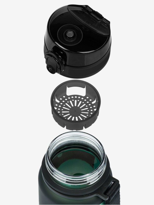 BAAGL  Fekete tritán ivópalack gradiens sárkány, 350 ml Baagl