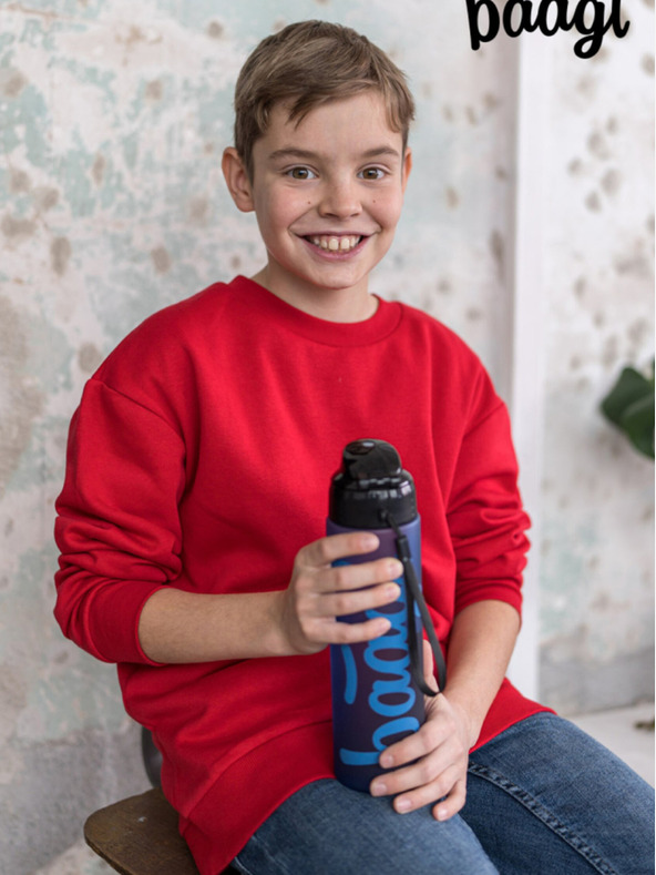 BAAGL  Kék tritán ivópalack óceánkék, 700 ml Baagl