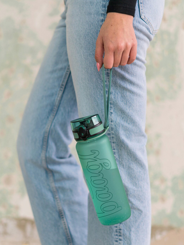 BAAGL  Zöld tritan ivópalack zöld, 800 ml Baagl