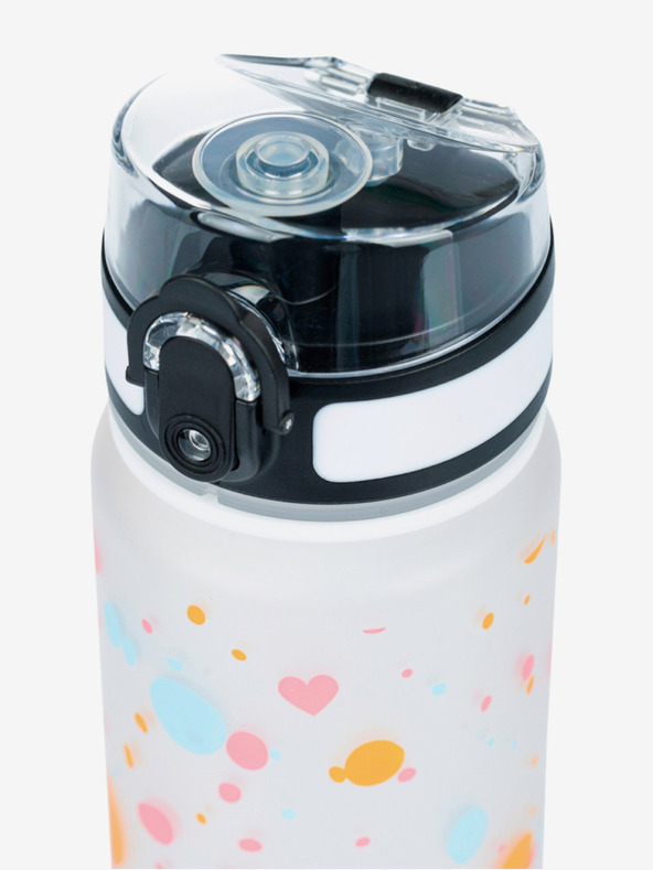 BAAGL  Fehér tritán ivópalack pet, 500 ml Baagl