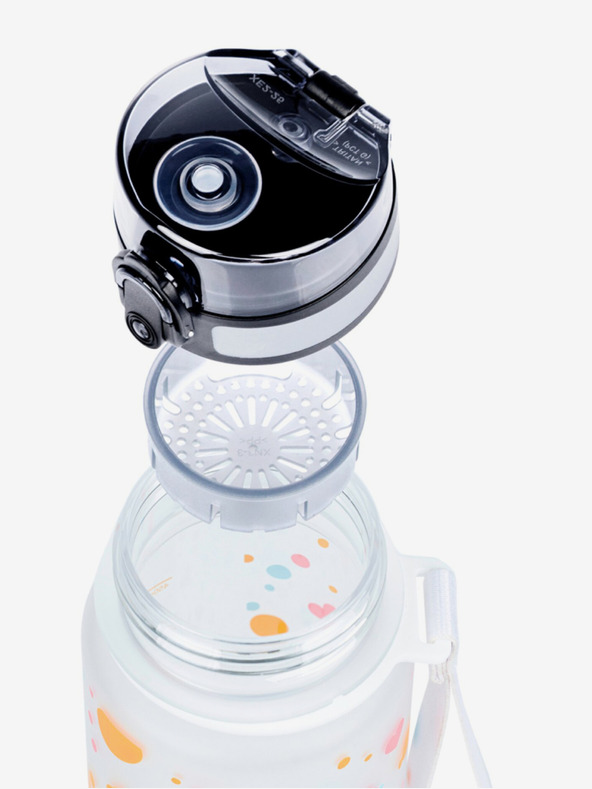 BAAGL  Fehér tritán ivópalack pet, 500 ml Baagl