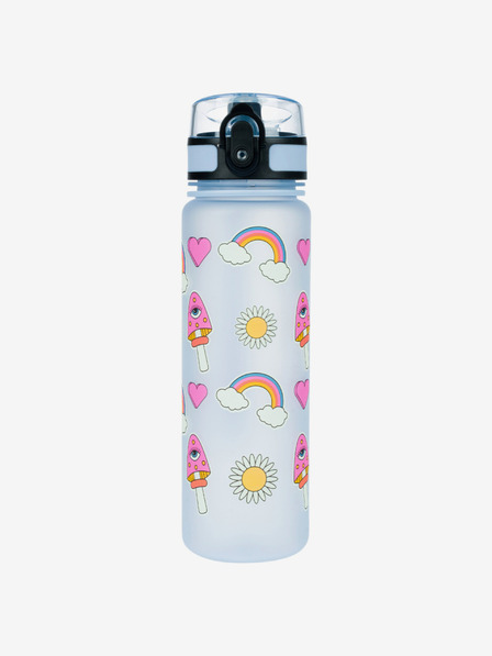 BAAGL  Kék tritán ivópalack hippi, 500 ml Baagl