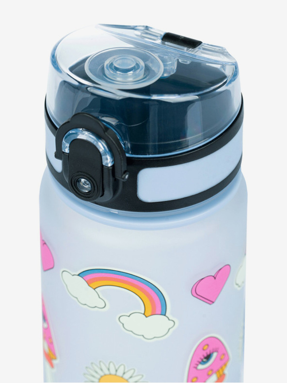 BAAGL  Kék tritán ivópalack hippi, 500 ml Baagl