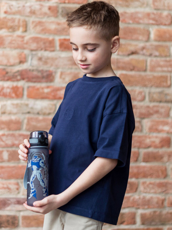 BAAGL  Szürke tritán ivópalack robotok, 500 ml Baagl