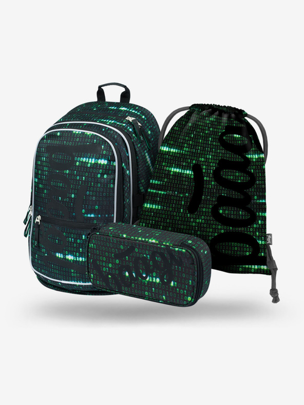 BAAGL  BAAGL 3 SET Core Numbers: hátizsák, tolltartó, táska BAAGL