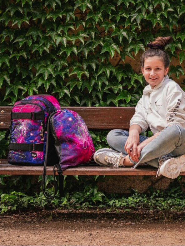 BAAGL  BAAGL Iskolai hátizsák Skate Galaxy BAAGL