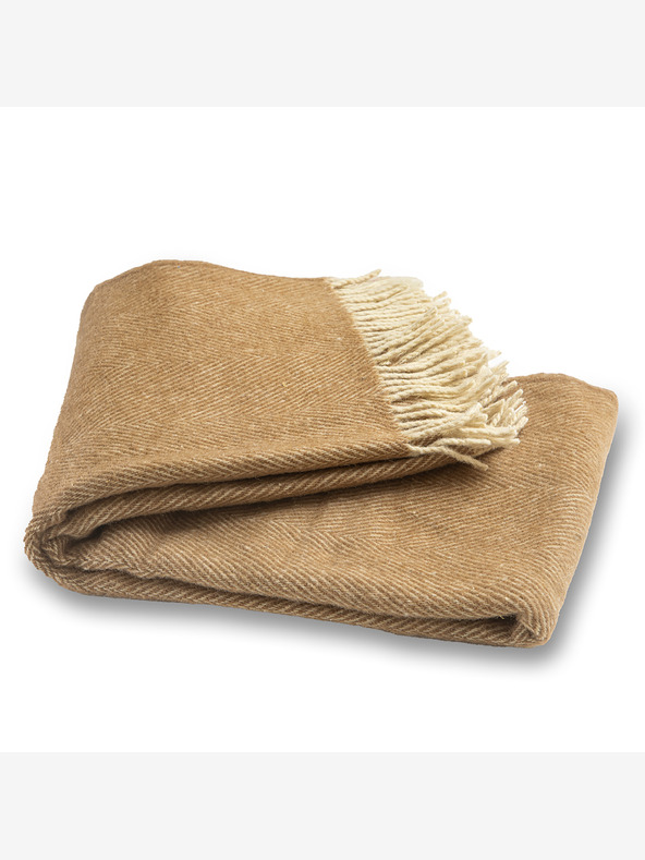 Balkanova Elma XIV gyapjú takaró - homoksárga