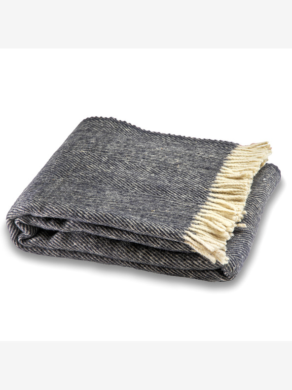 Balkanova Elma XIII gyapjú takaró - sötét indigókék