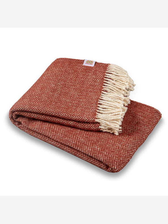 Balkanova Gyapjú takaró Elma V - burgundi